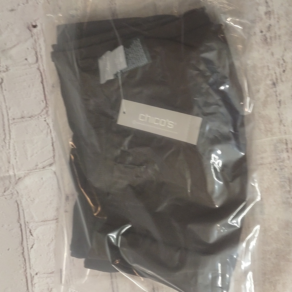 Chicos Travelers No Tummy Pant Coco Bean Pull On Brown Pants 4T Size 2X NWT - Picture 6 of 13